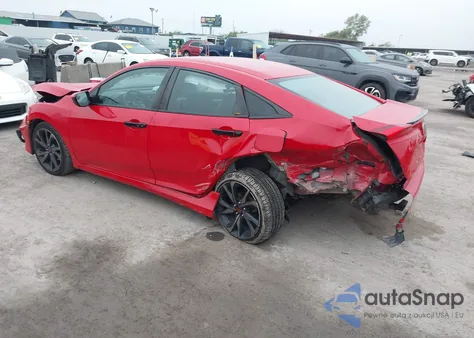 2020 Honda Civic Sport из США, поврежденный, VIN 2HGFC2F81LH582766